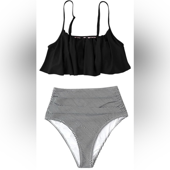 Women's High Waisted Bikini Set - Picture 2 of 3